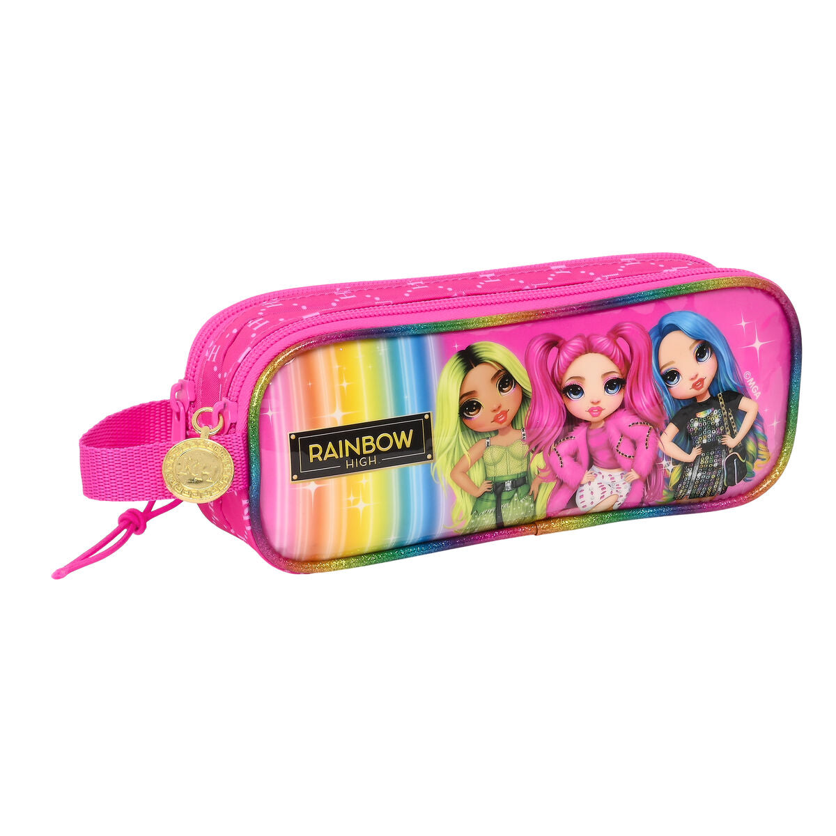 Double Carry-all Rainbow High Fuchsia (21 x 8 x 6 cm) – Produktbild 1