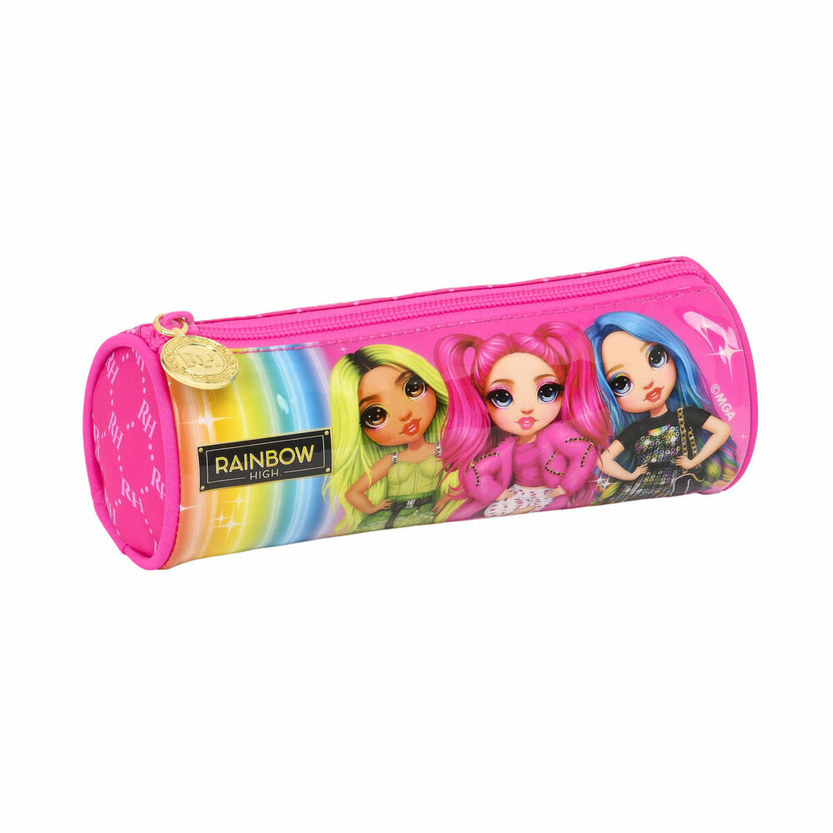 Cylindrical School Case Rainbow High Fuchsia (20 x 7 x 7 cm) – Produktbild 1