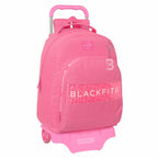 BlackFit8 Schulrucksack mit Rollen Glow up Rosa – Produktansicht 1