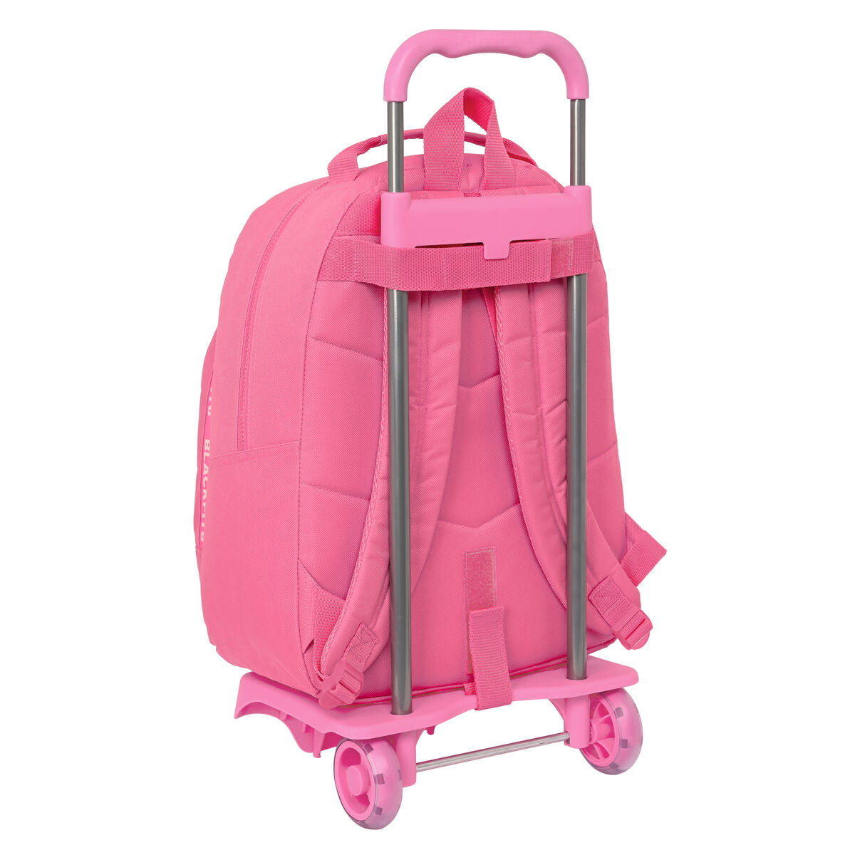 BlackFit8 Schulrucksack mit Rollen Glow up Rosa – Produktansicht 2