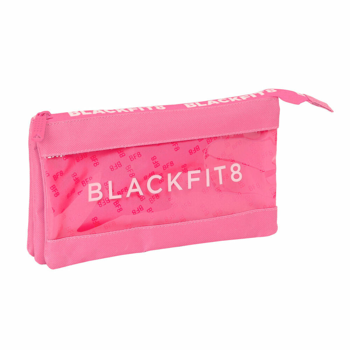 BlackFit8 Dreifach-Federmäppchen Glow up Rosa – Produktansicht 1