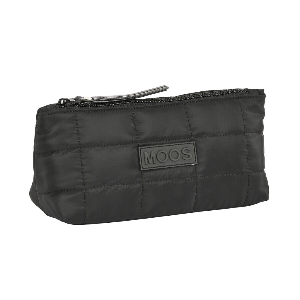 Moos Schul-Kulturbeutel Negro Schwarz Padded – Produktansicht 1