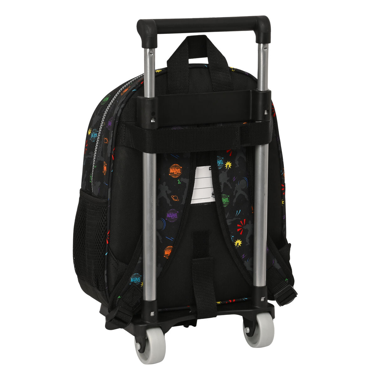 Schulrucksack mit Rollen The Avengers Super heroes Schwarz – Produktansicht 3