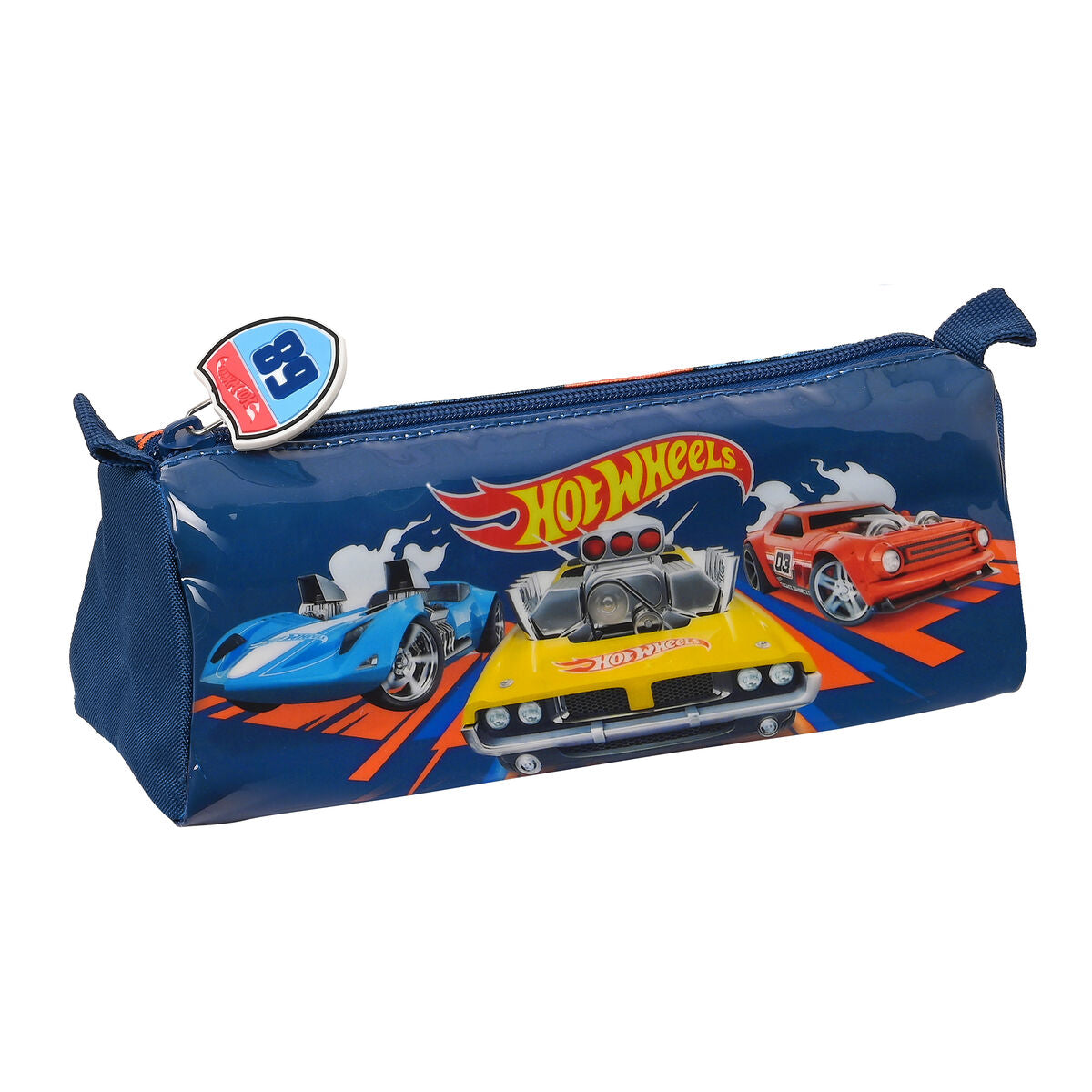 Hot Wheels Federmäppchen Speed club Orange Dunkelblau – Produktansicht 1