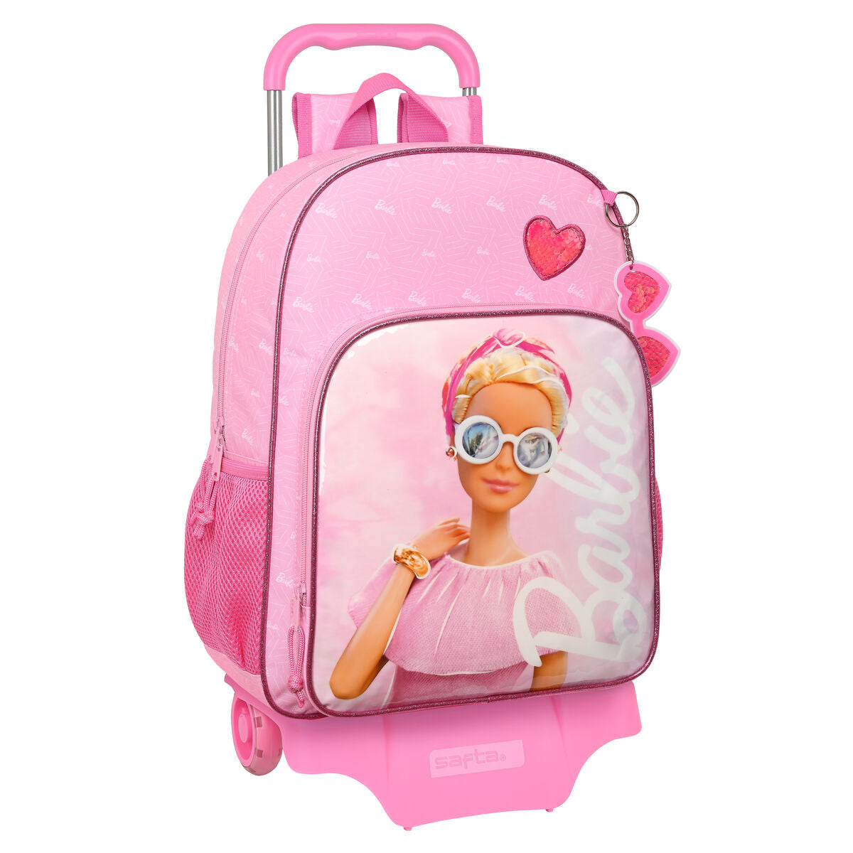 Barbie Schulrucksack mit Rollen Girl Rosa – Produktansicht 1