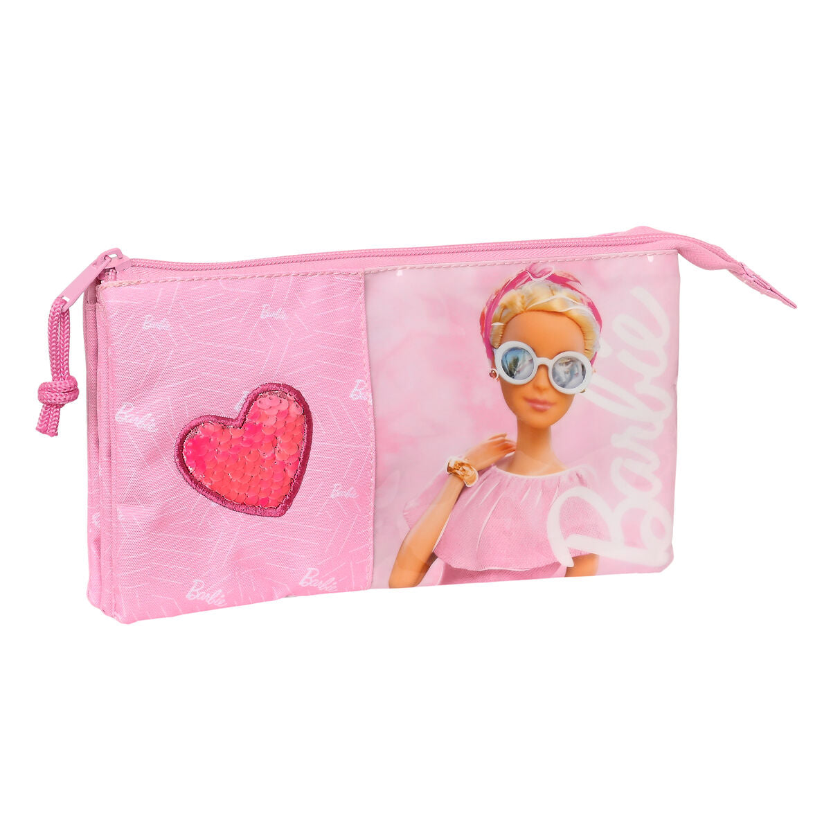 Triple Carry-all Barbie Girl Rosa 22 x 12 x 3 cm – Produktbild 1