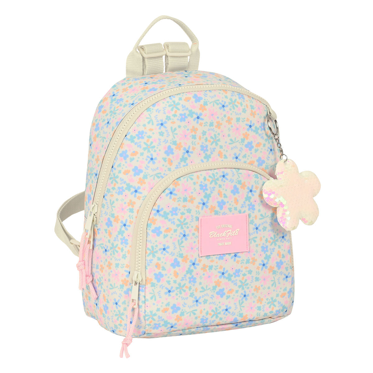 Rucksack BlackFit8 Blossom Mini Mehrfarbig 25 x 30 x 13 cm – Produktbild 1