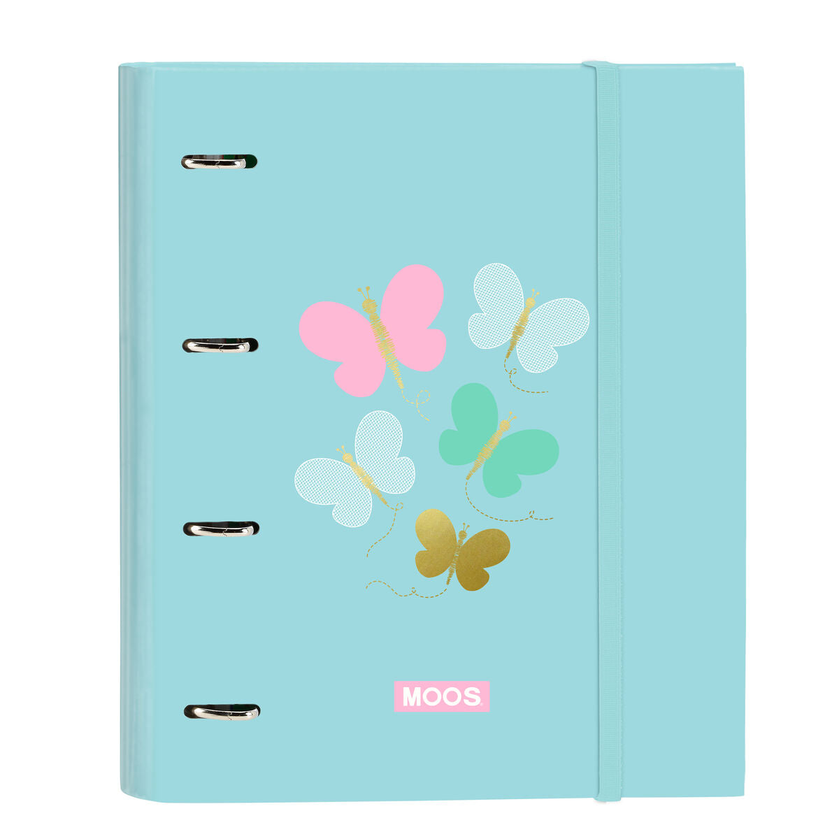 Moos Ringordner Butterflies Blau – Produktansicht 1