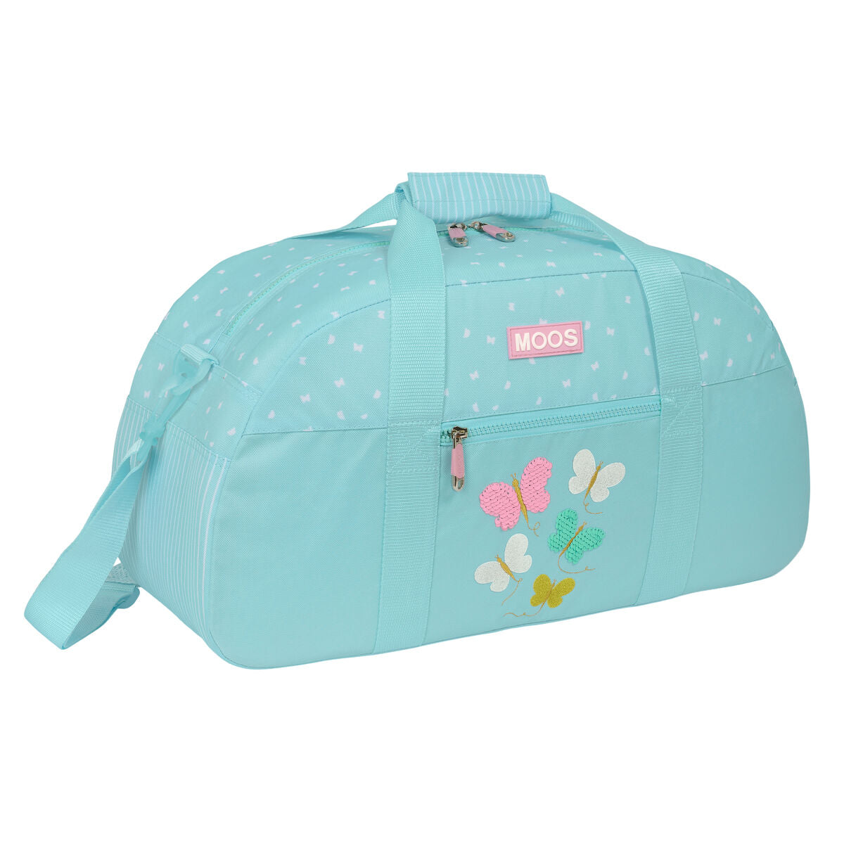 Sports bag Moos Butterflies Light Blau 50 x 26 x 20 cm – Produktbild 1