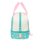 Peppa Pig Lunchbox Hübsch Blumen Gelb Mint – Produktansicht 2