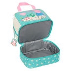 Peppa Pig Lunchbox Hübsch Blumen Gelb Mint – Produktansicht 4