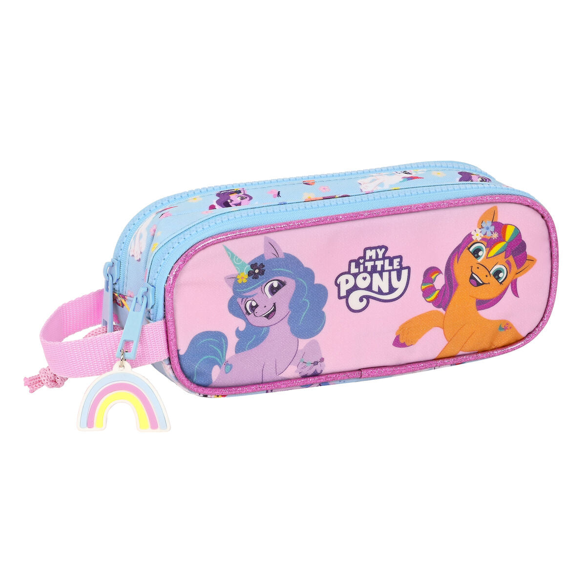 Double Carry-all My Little Pony Wild & free Blau Rosa 21 x 8 x 6 cm – Produktbild 1