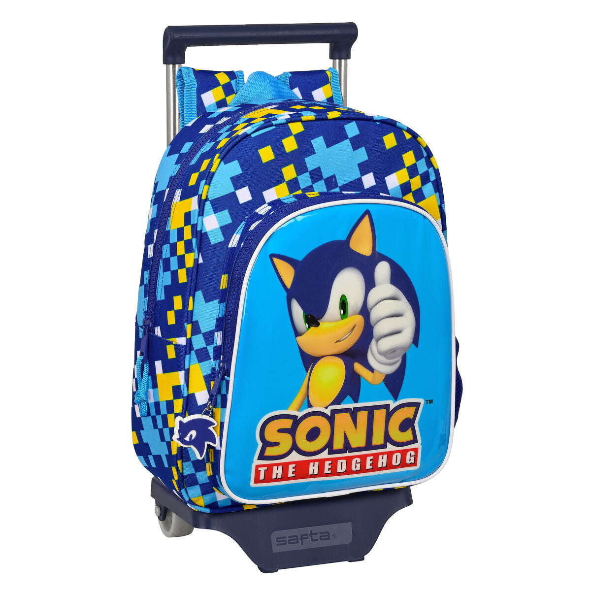 School Rucksack with Wheels Sonic Speed 26 x 34 x 11 cm Blau – Produktbild 1