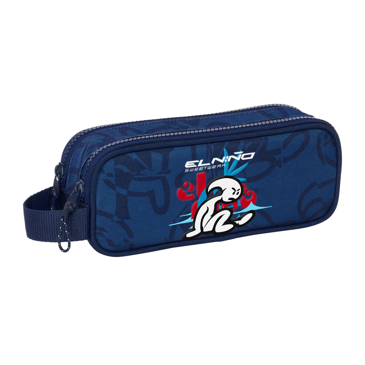 Double Carry-all El Niño Paradise Navy Blau 21 x 8 x 6 cm – Produktbild 1