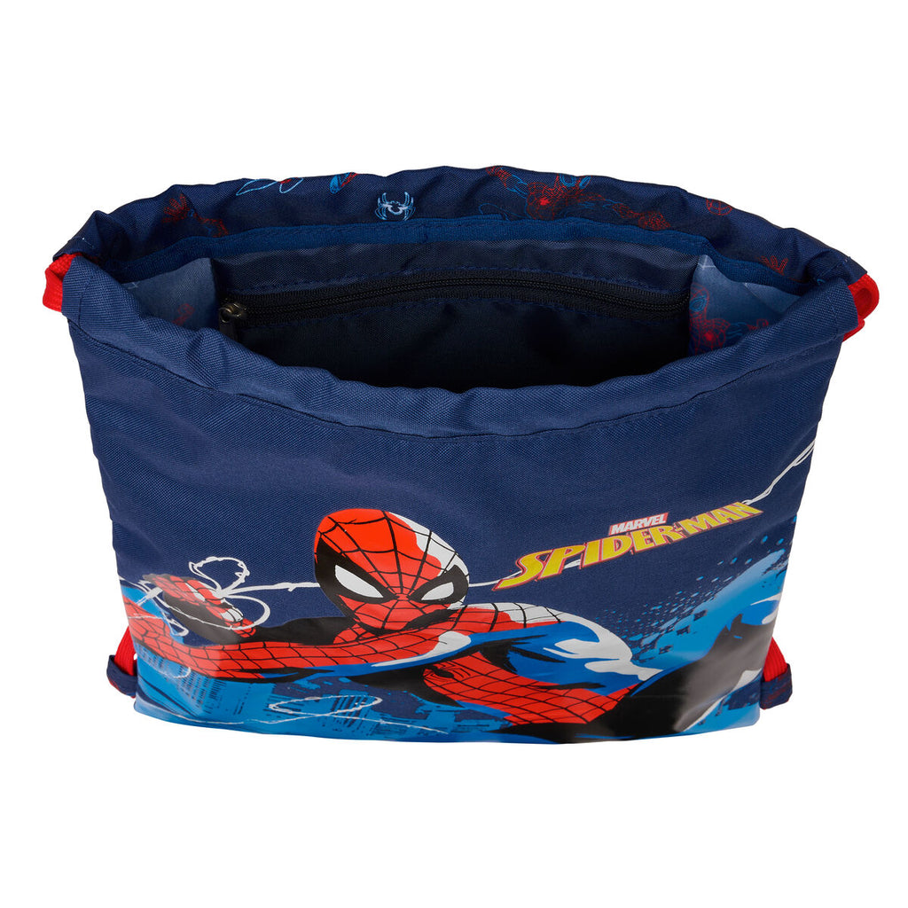 Turnbeutel Spider-Man Neon Dunkelblau – Produktansicht 2