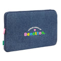 Benetton Notebook Abdeckung Denim Blau 15,6'' 39,5 x 27,5 x 3,5 cm – Produktansicht 1