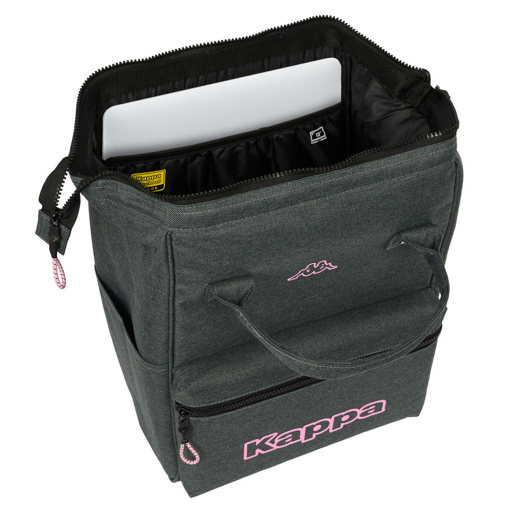 Kappa Laptop-Rucksack Silber Rosa Grau 27 x 40 x 19 cm – Produktansicht 4