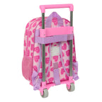Barbie Schulrucksack mit Rollen Love Rosa – Polyurethane – Produktansicht 2