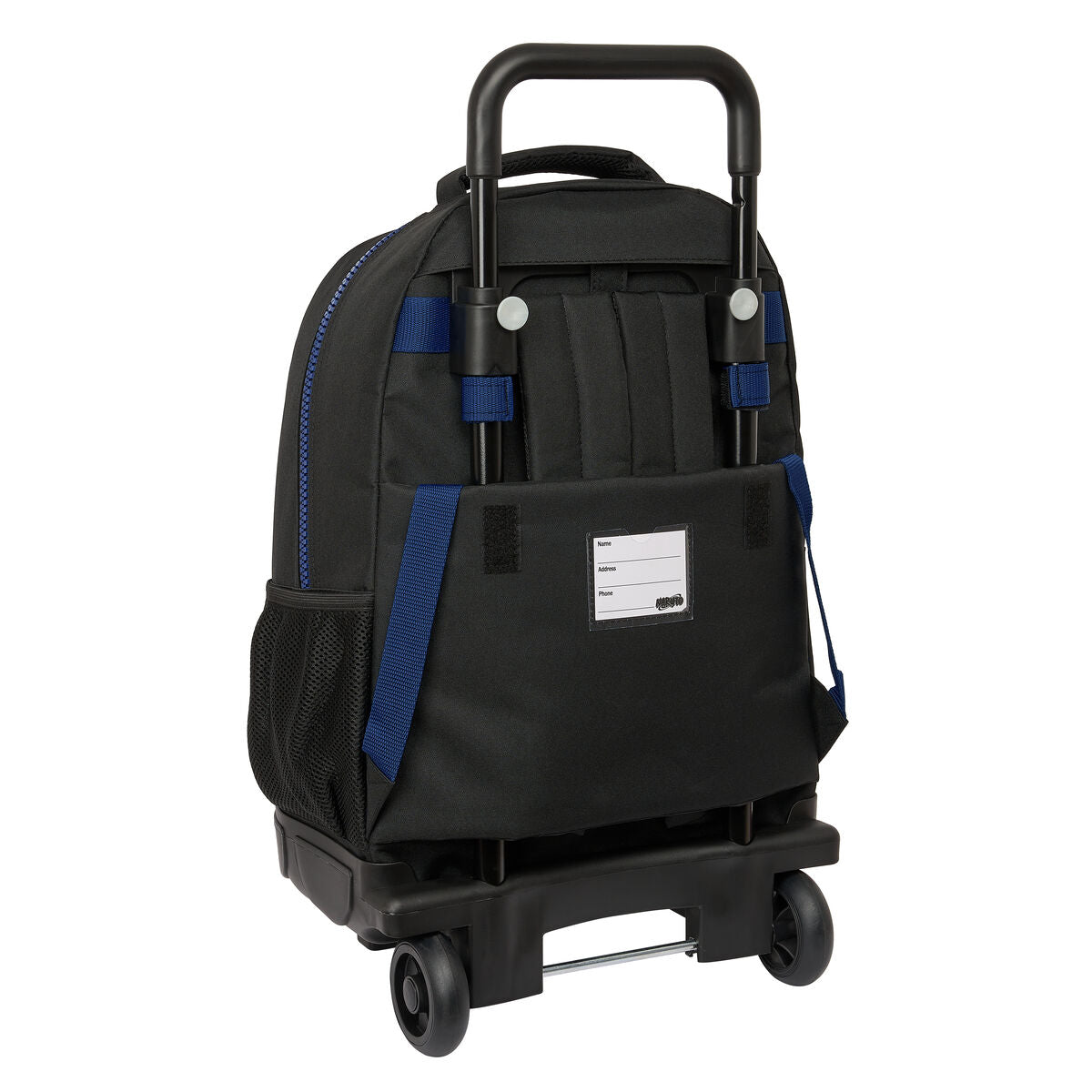 Naruto Schulrucksack mit Rollen Ninja Blau Schwarz – Produktansicht 3