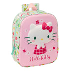 Hello Kitty Schultasche Grün Rosa 3D – Produktansicht 1