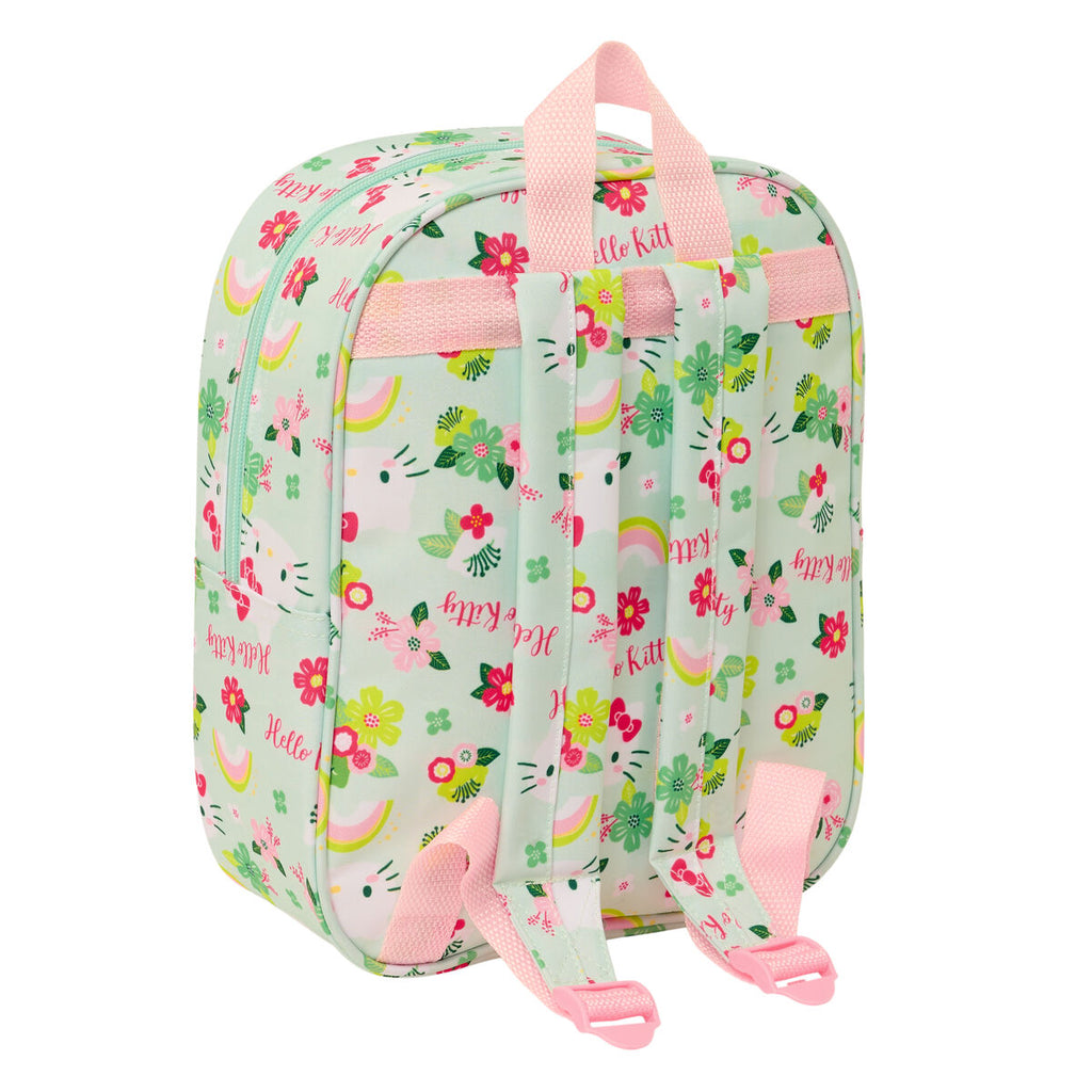 Hello Kitty Schultasche Grün Rosa 3D – Produktansicht 3