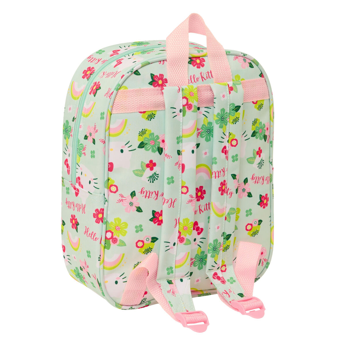Hello Kitty Schultasche Grün Rosa 3D – Produktansicht 3