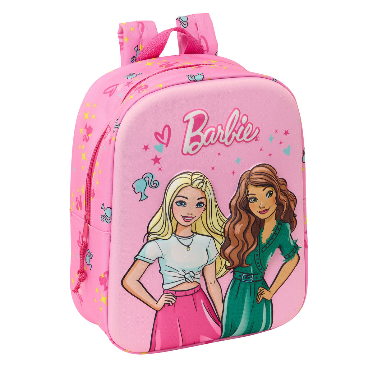 School Bag Barbie Rosa Fuchsia 22 x 27 x 10 cm 3D – Produktbild 1