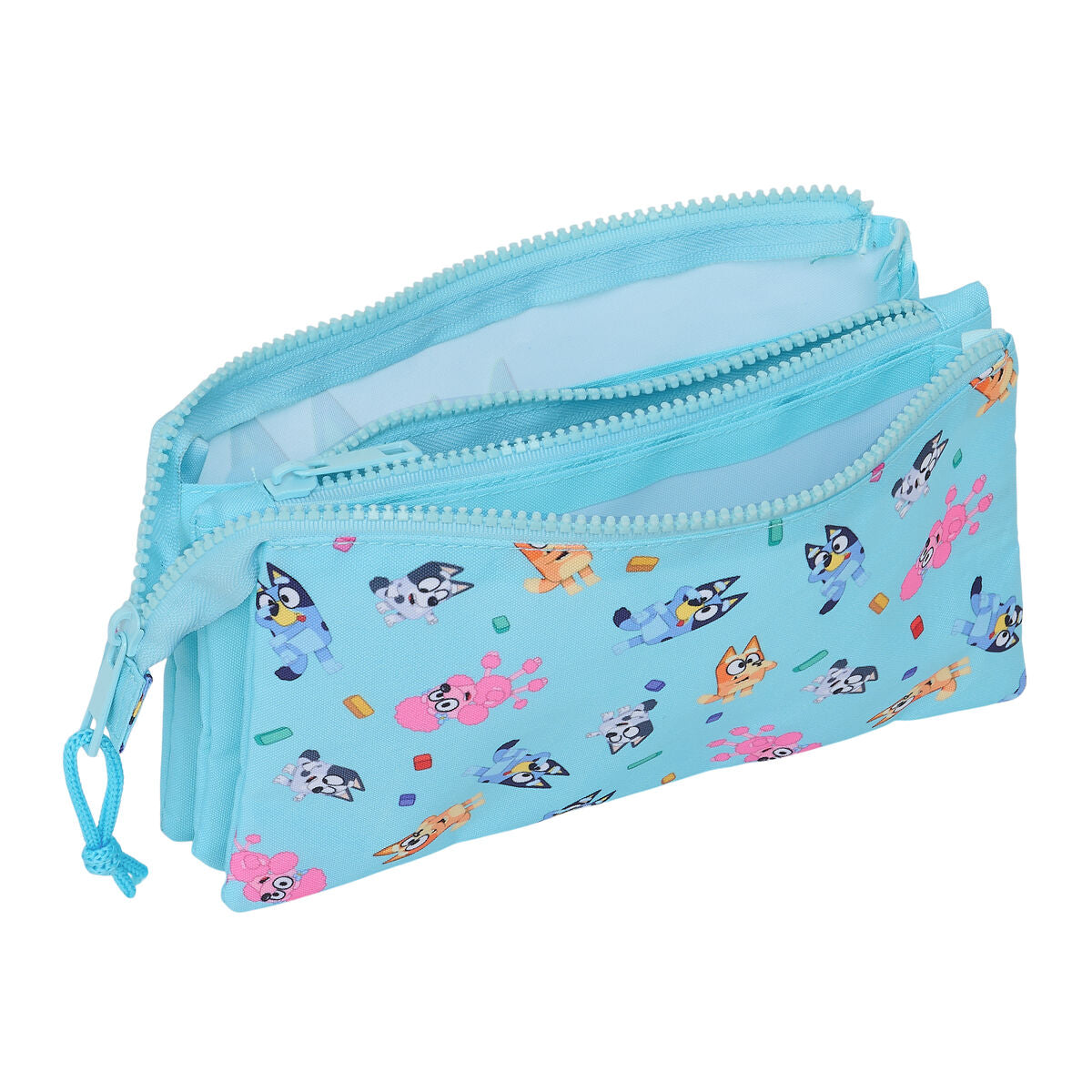 Bluey Dreifach-Federmäppchen Sky Blau – Produktansicht 2