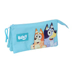 Bluey Dreifach-Federmäppchen Sky Blau – Produktansicht 1