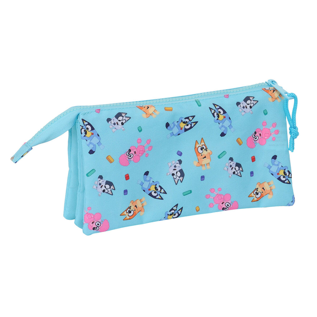 Bluey Dreifach-Federmäppchen Sky Blau – Produktansicht 3