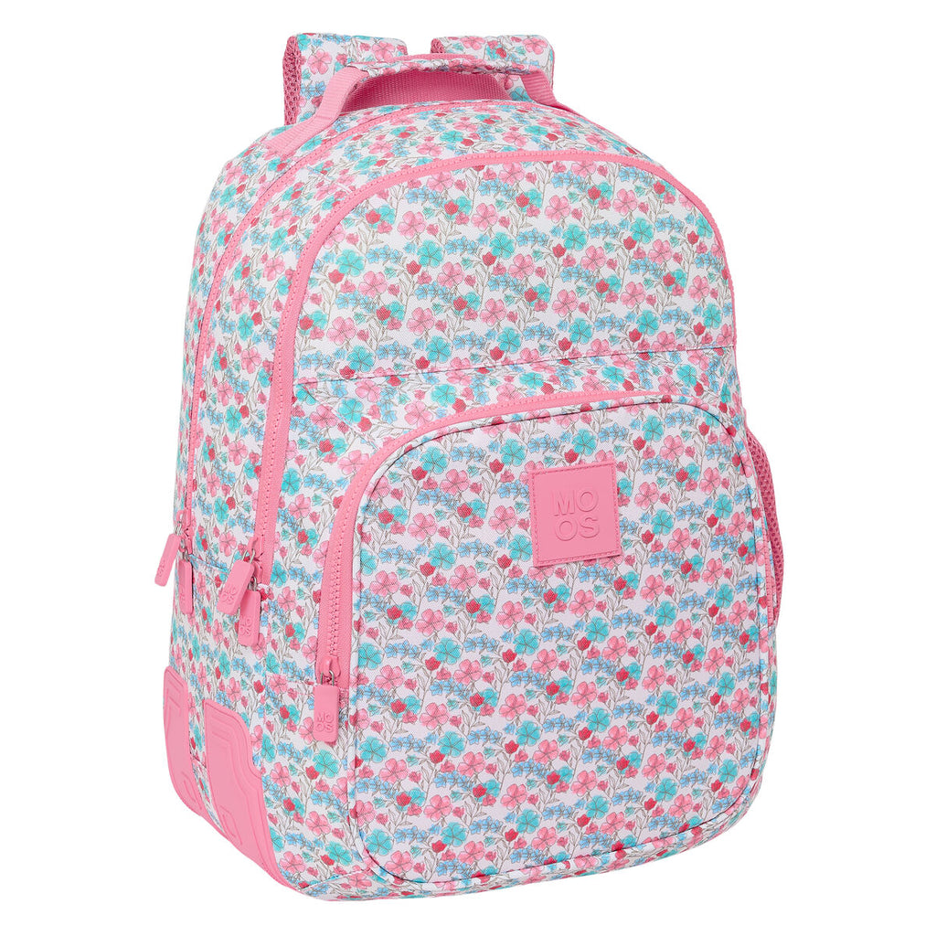 Moos Schultasche Flores Mehrfarbig – Produktansicht 1