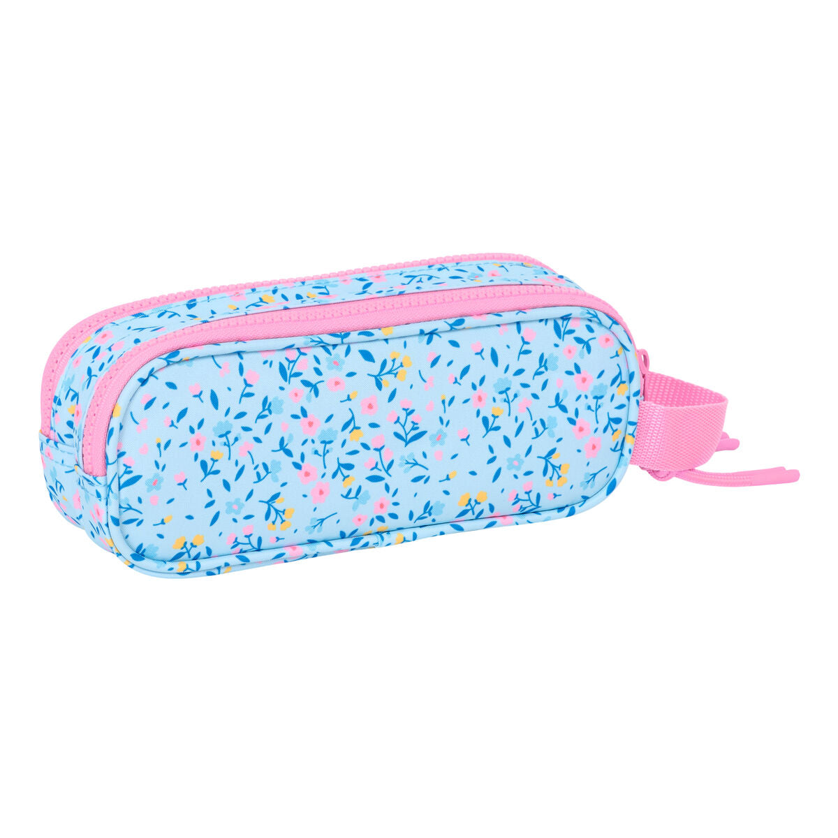 Vicky Martín Berrocal Doppel-Federmäppchen Paraíso Rosa Hellblau – Produktansicht 3