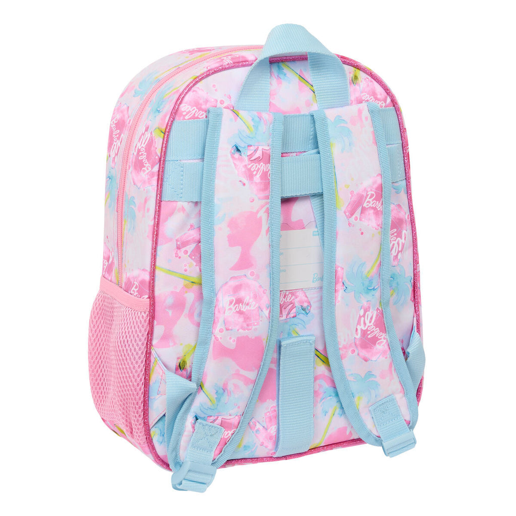Barbie Schultasche Painterly Rosa Sky Blau – Polyester 300D – Produktansicht 3