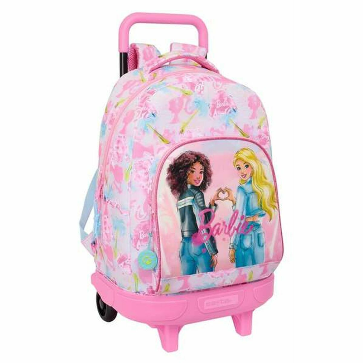 School Bag Barbie Painterly Rosa Sky Blau 33 x 45 x 22 cm – Produktbild 1