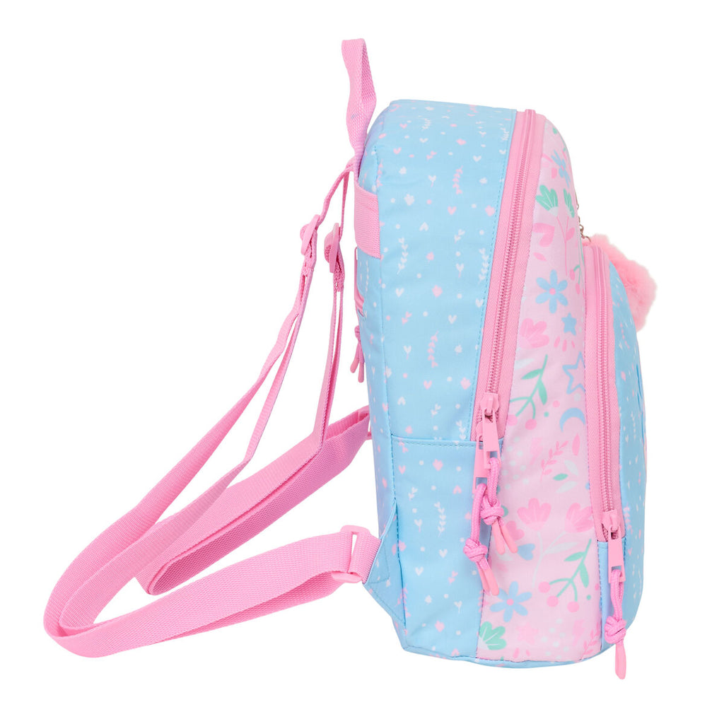 BlackFit8 Rucksack Smile Rosa Hellblau Mini – Produktansicht 2