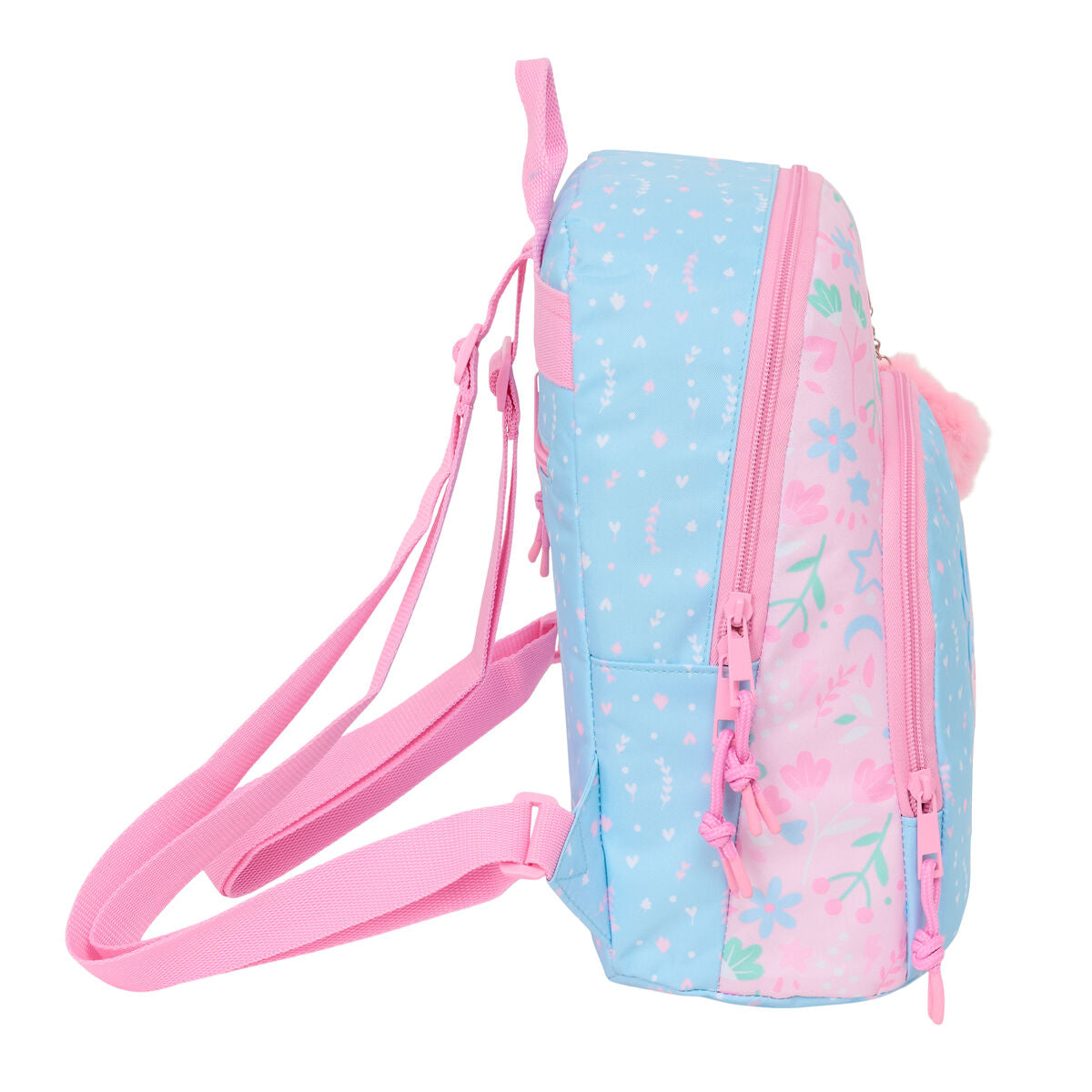 BlackFit8 Rucksack Smile Rosa Hellblau Mini – Produktansicht 2