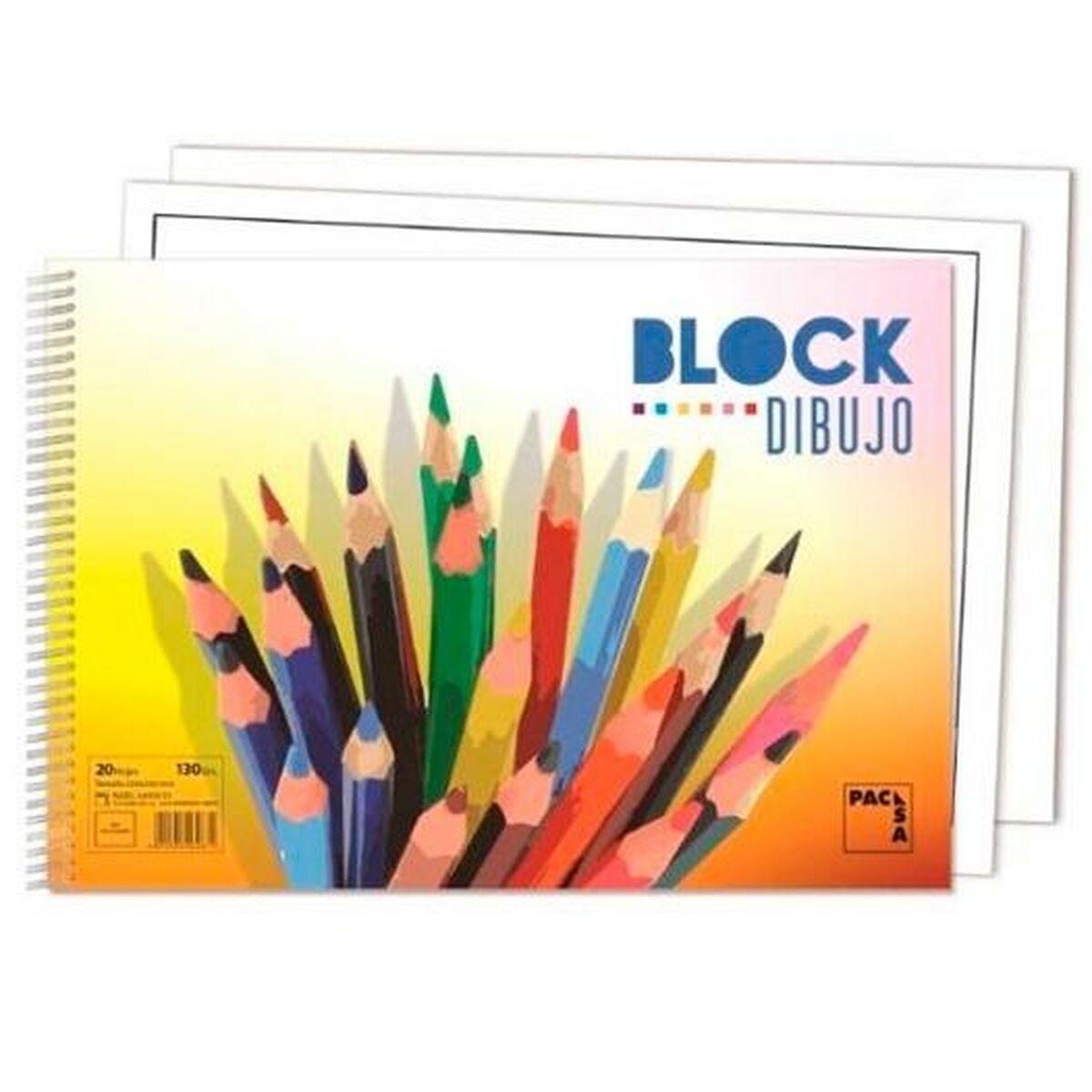 Pacsa Drawing Pad 20 Sheets mit inset – Produktansicht 1