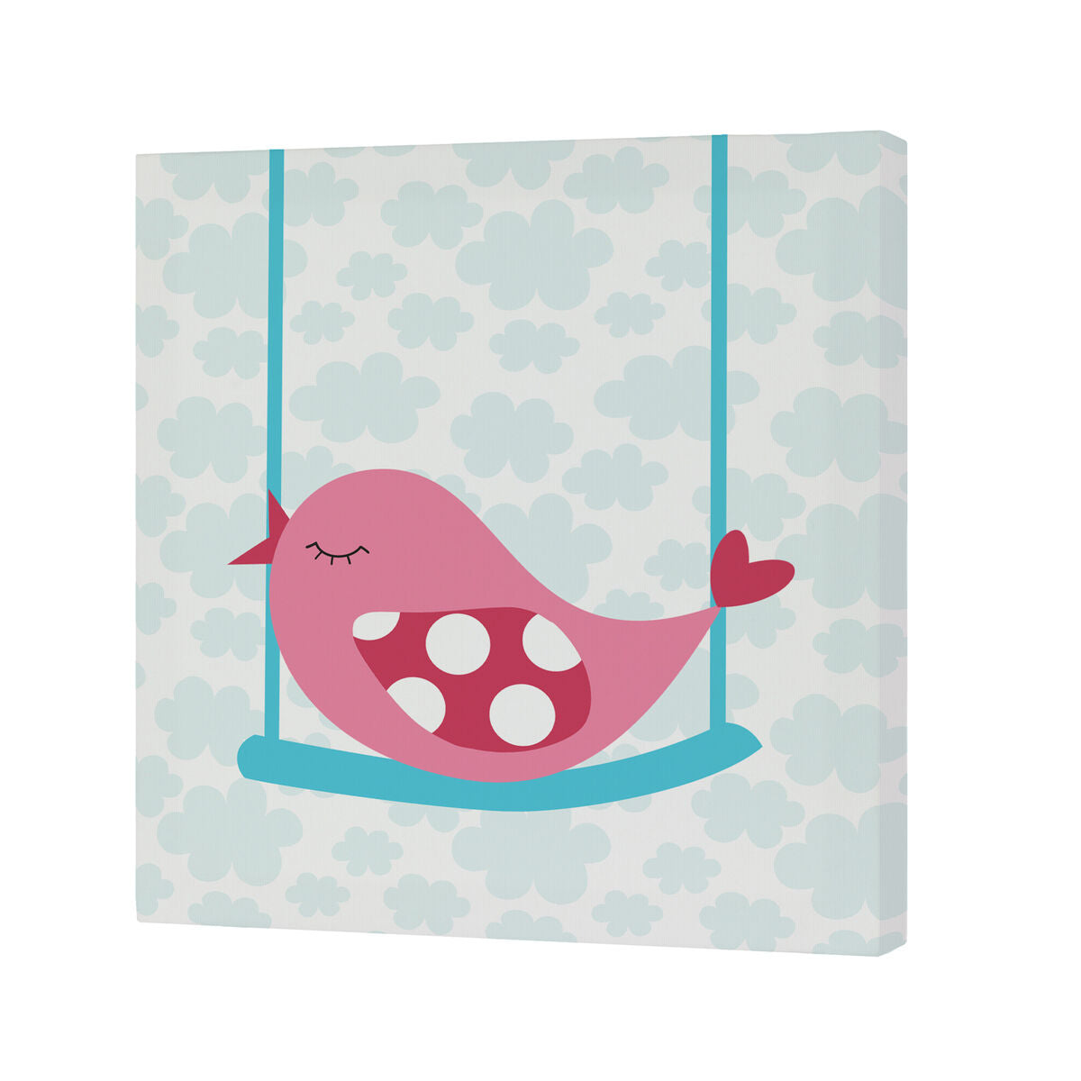HappyFriday Leinwandbild Mr Fox Little birds – Produktansicht 1