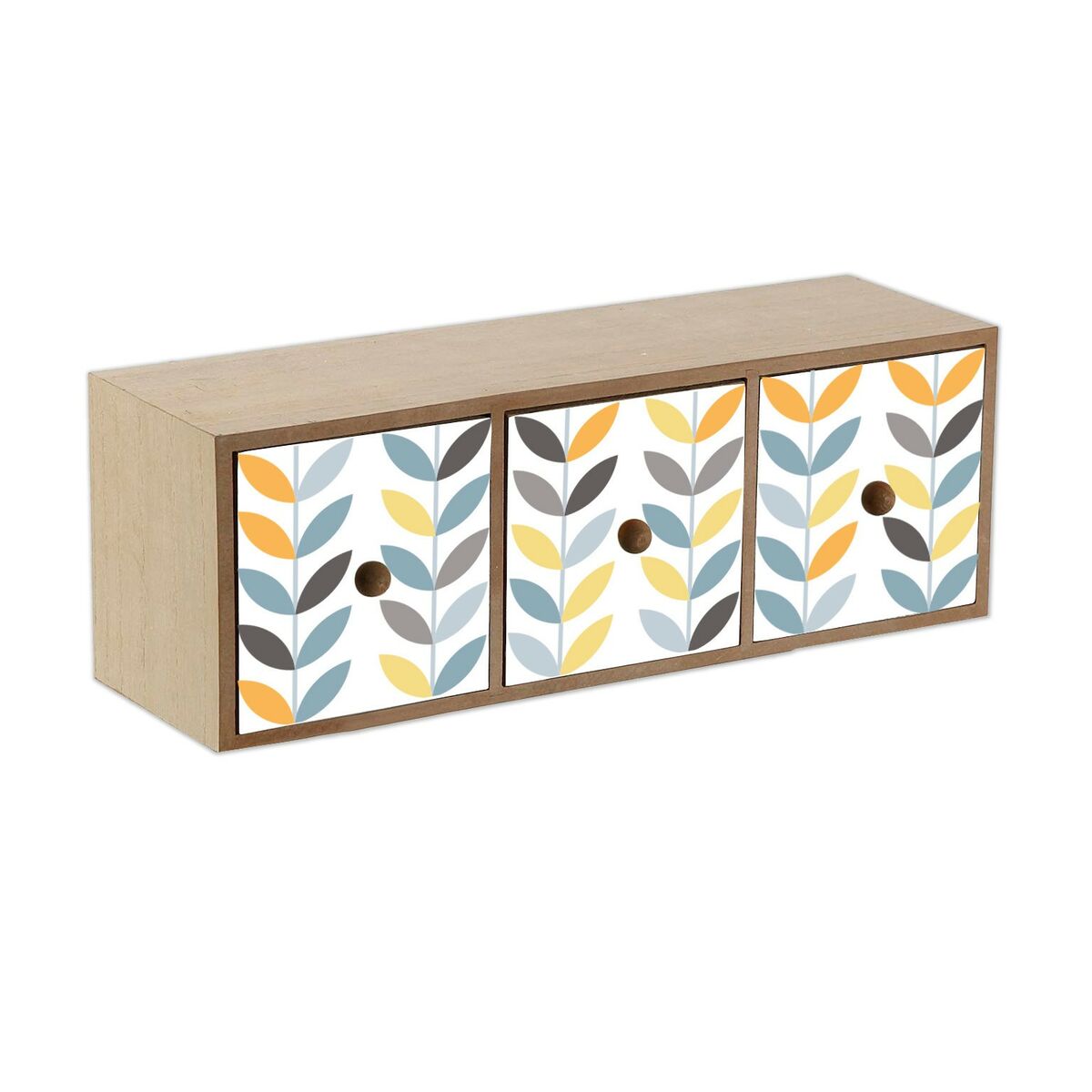 Jewelry box Versa Erin 11 x 11 x 33 cm MDF Holz – Produktbild 1