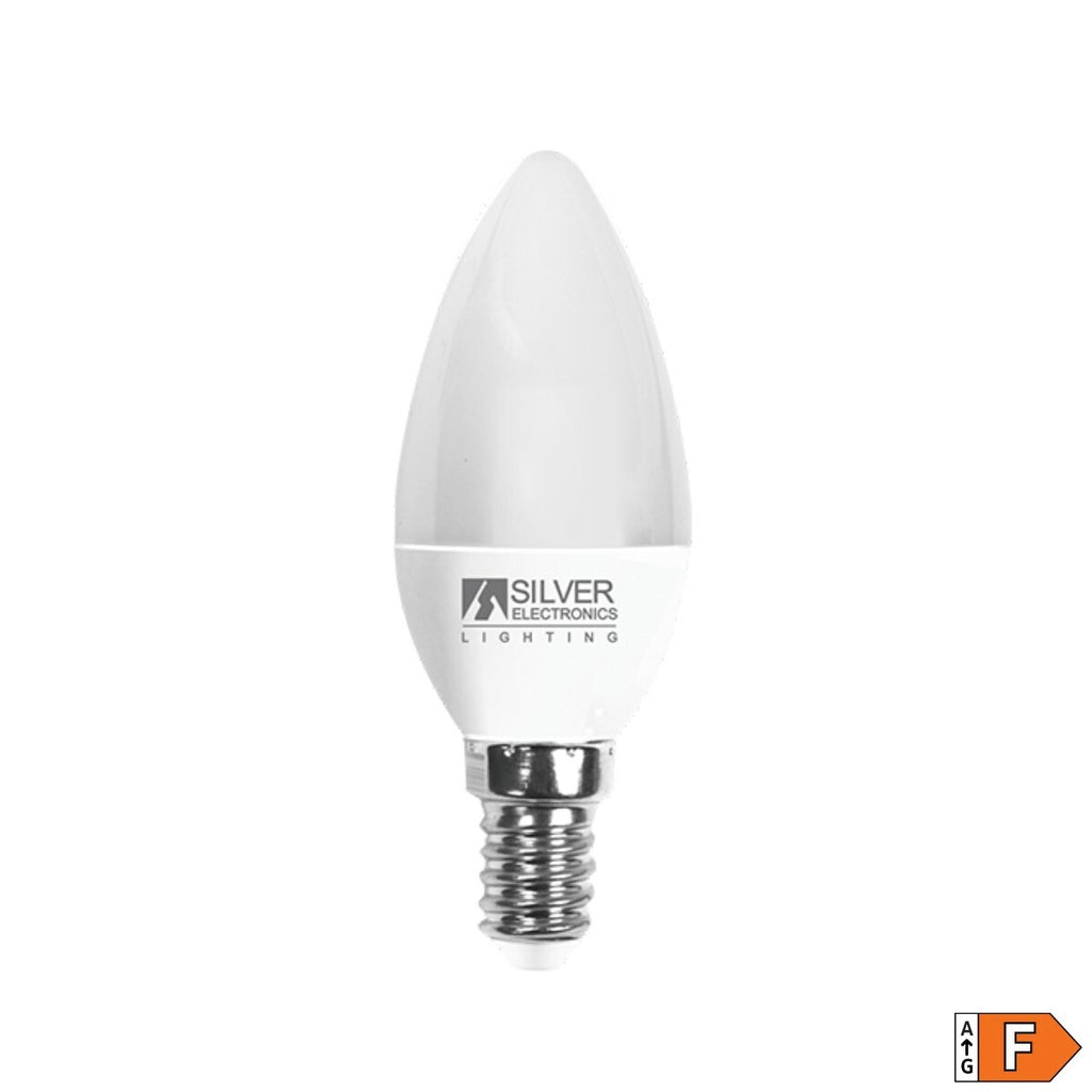Silber Electronics Kerze LED-Licht Bulb Weiß Leicht 6 W 5000 K – Produktansicht 2