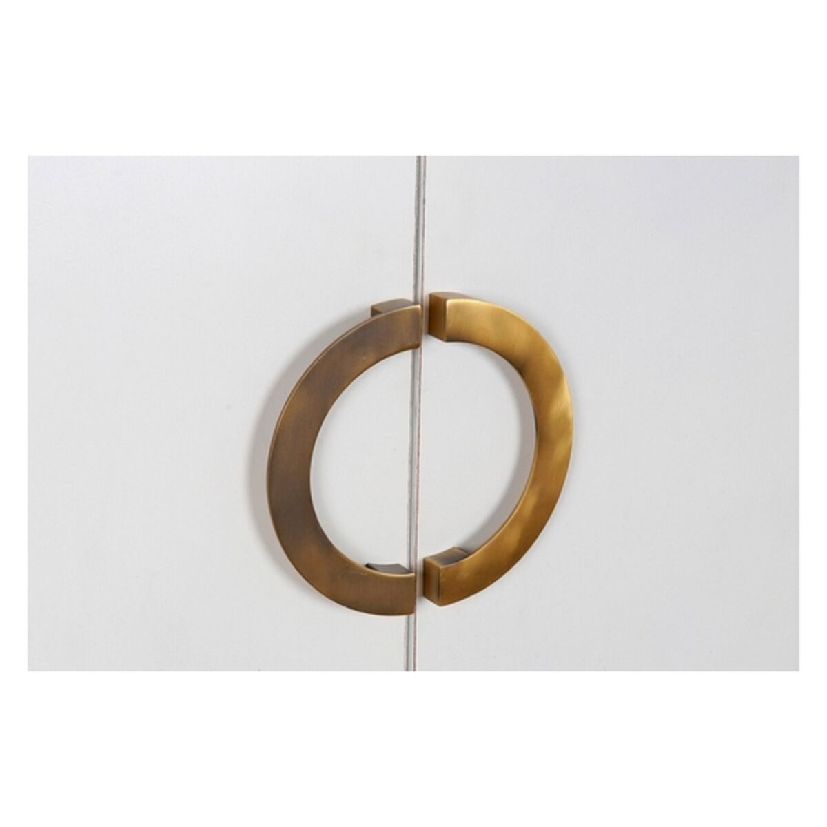 DKD Home Decor Schrank Weiß Gold Metall Poplar – Produktansicht 3