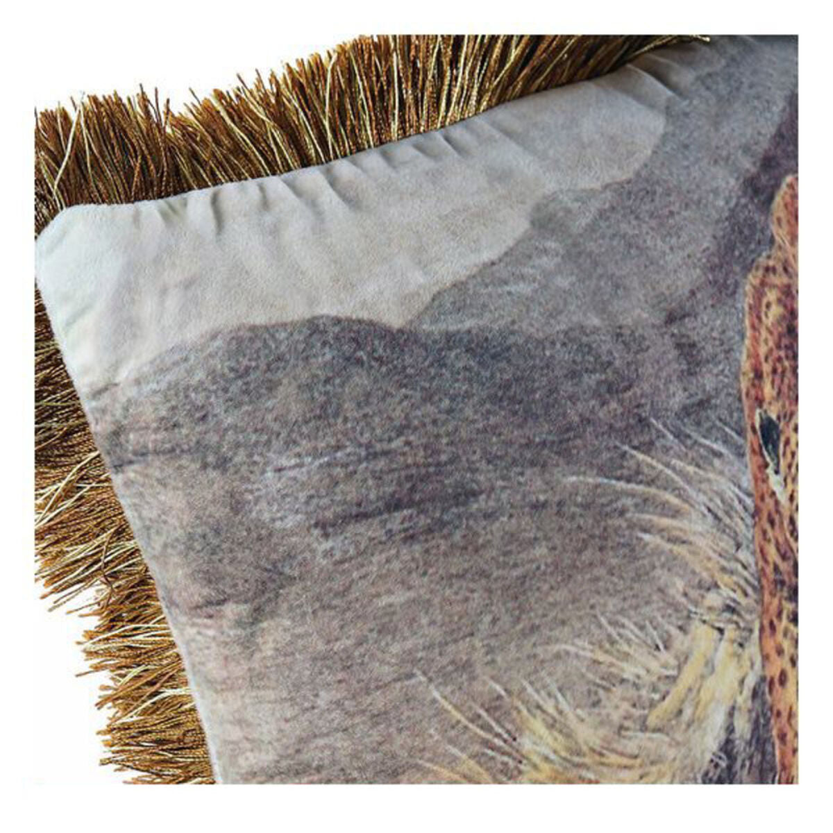 DKD Home Decor Kissen Aluminium Colonial Jungle – Produktansicht 3