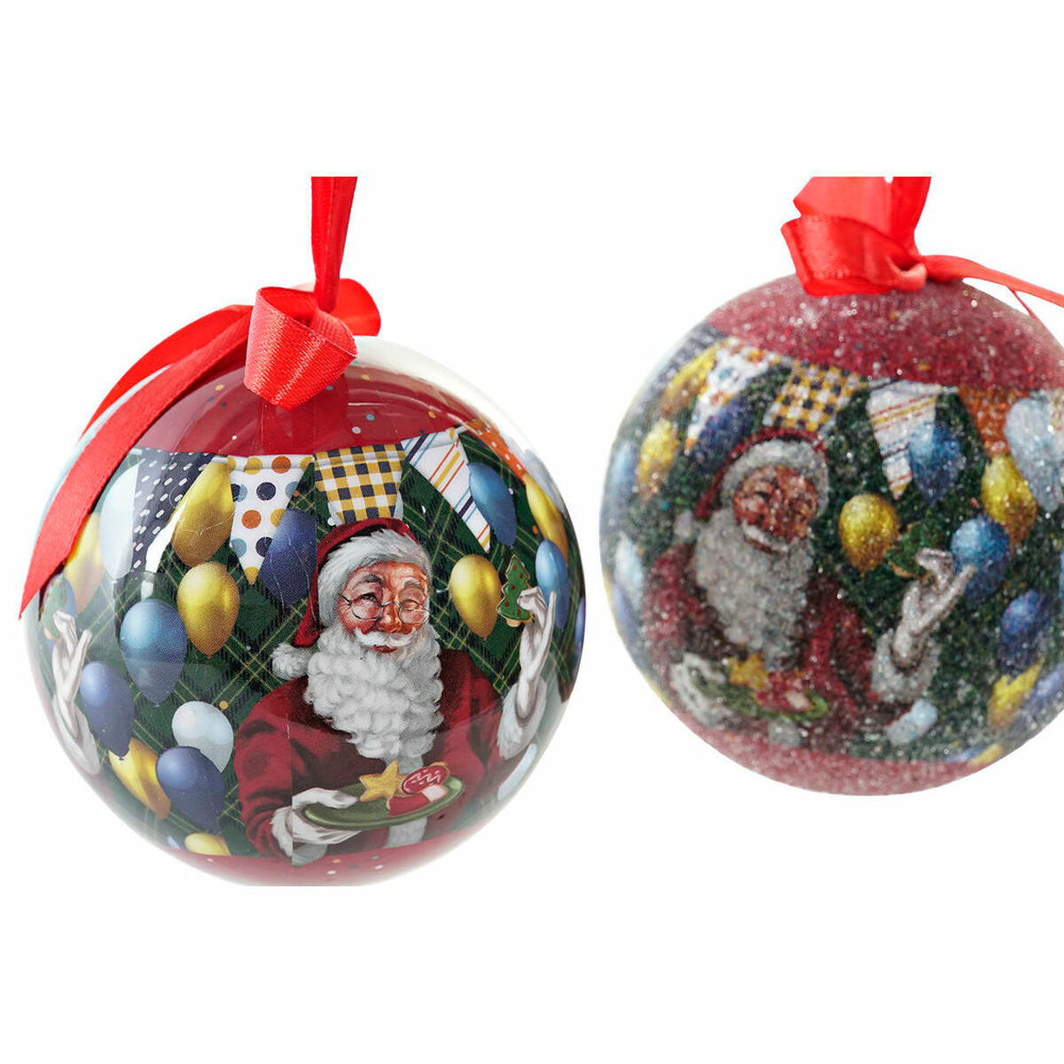 DKD Home Decor Weihnachtskugeln Father Christmas PVC – Produktansicht 3