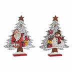 DKD Home Decor Weihnachtskugel Holz – Rot – Produktansicht 1