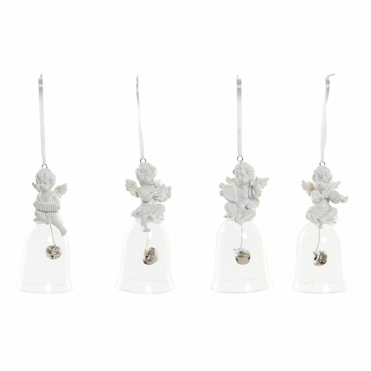 DKD Home Decor Weihnachtskugel Kunstharz Crystal Angel – Produktansicht 1