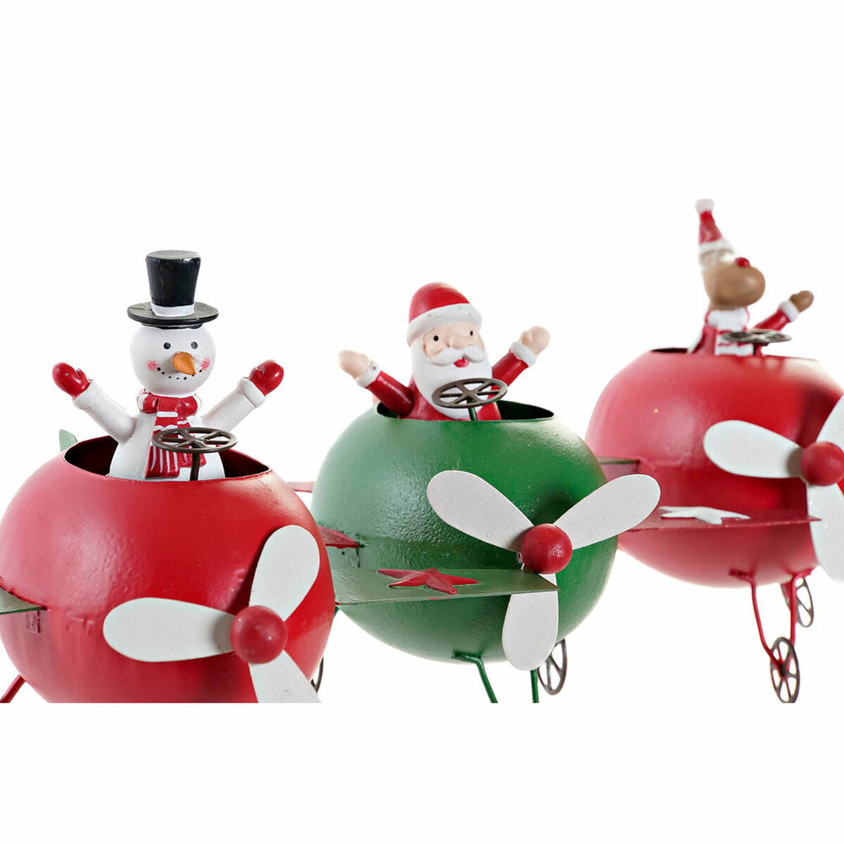 DKD Home Decor Weihnachtskugel Metall Reindeer – Produktansicht 2