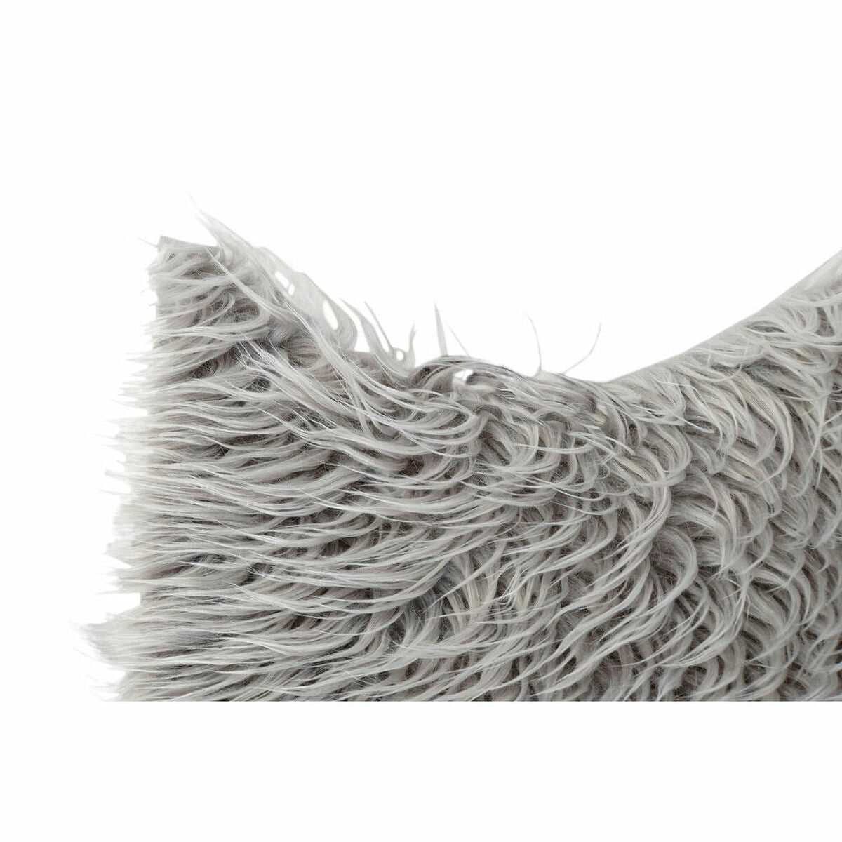 DKD Home Decor Teppich Grau mit Haar – Produktansicht 3
