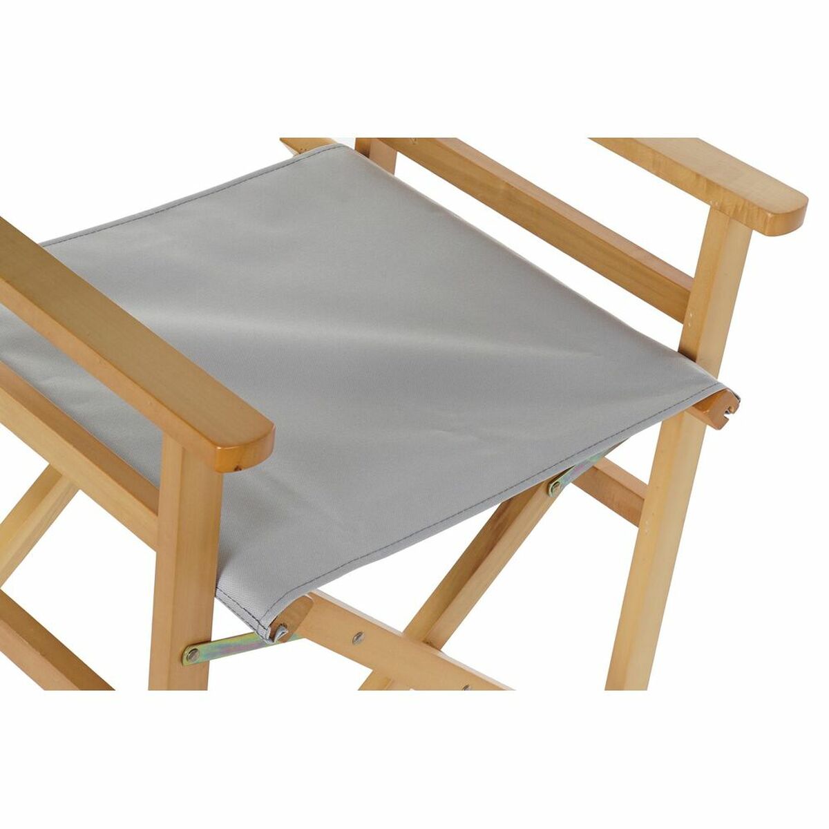 DKD Home Decor Garten Stuhl Grau Natural Pinewood – Produktansicht 3