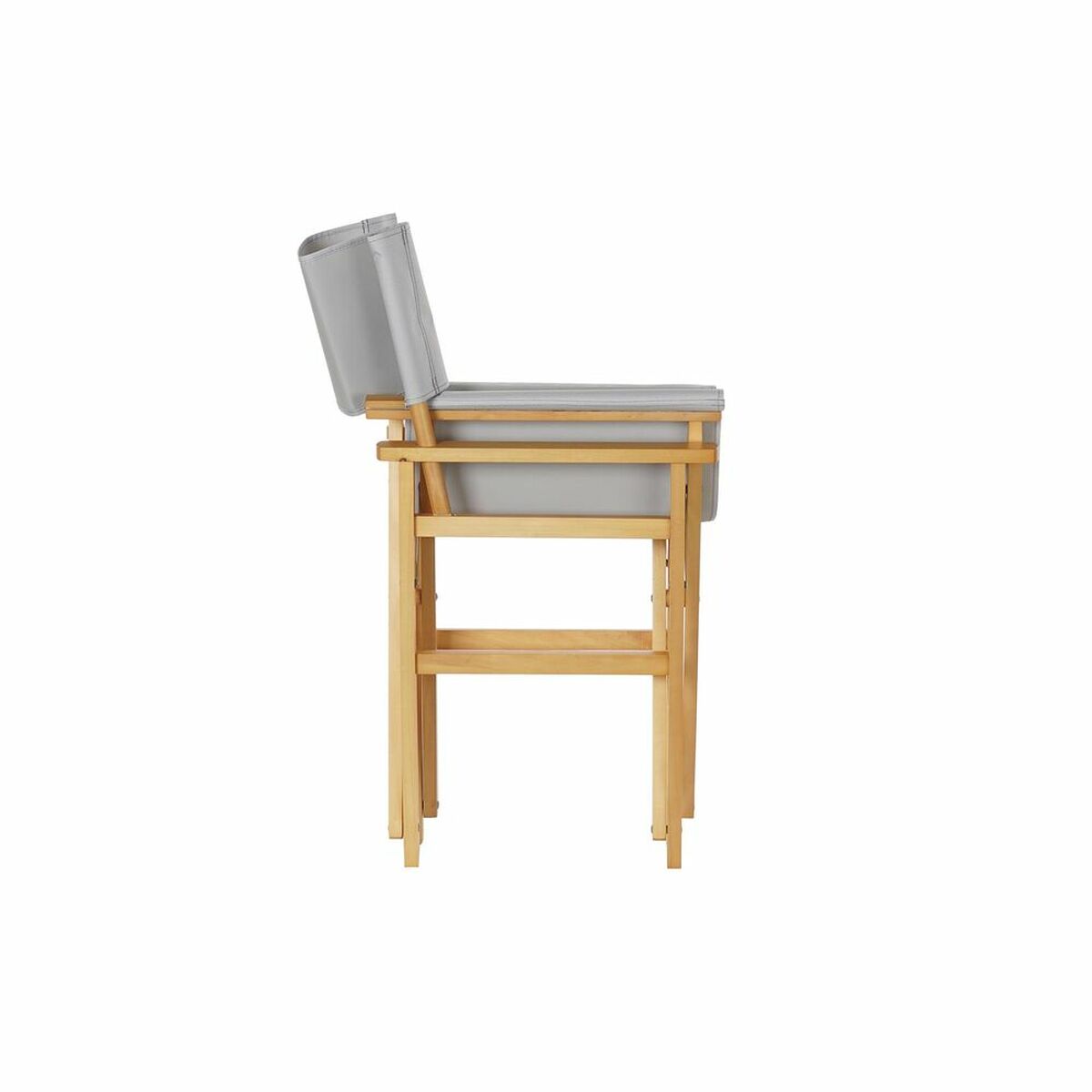 DKD Home Decor Garten Stuhl Grau Natural Pinewood – Produktansicht 2