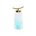 DKD Home Decor Vase Blau Gold Metall Crystal Mediterranean – Produktansicht 1